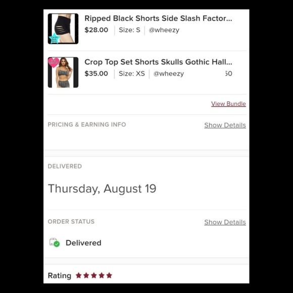 LAST Crop Top Set Shorts Skulls Gothic Halloween - Picture 11 of 11